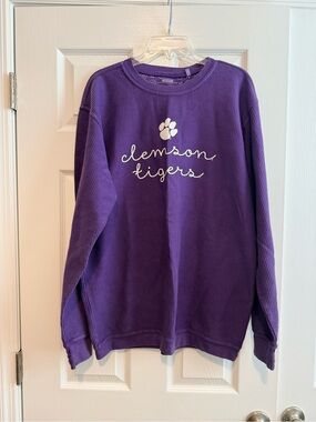Pressbox Clemson Tigers Crewneck Sweater